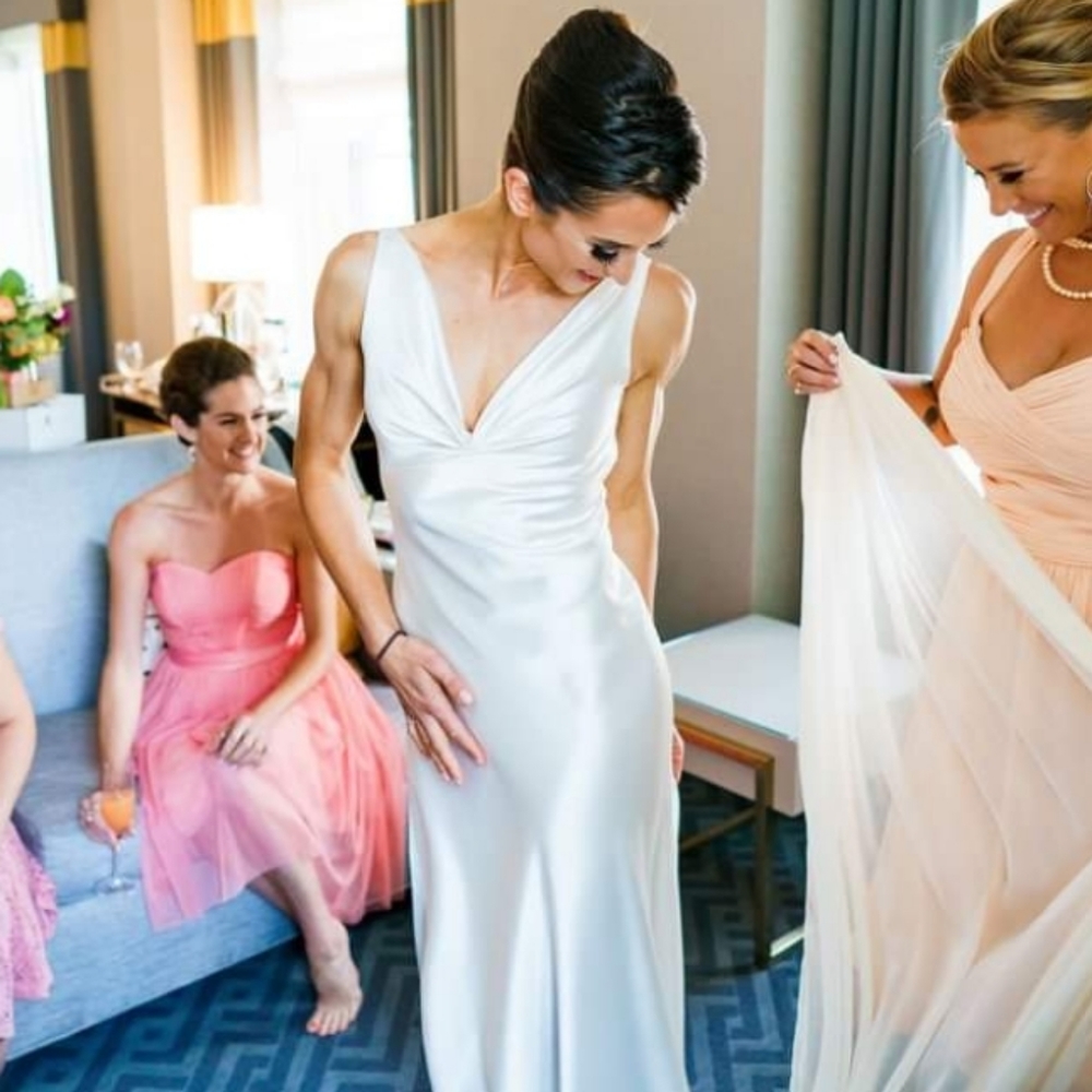 Silk Wedding Dress